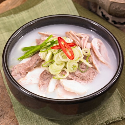 산더미부산돼지국밥세트(돼지머리고기1kg+육수800g)