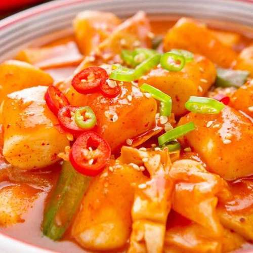 해장 국물 떡볶이 410g(떡250g오뎅100g소스60g)2-3인분(1+1)2봉