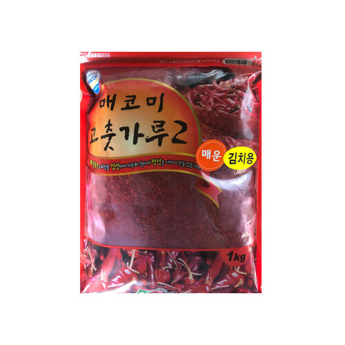 (주)금성농산 매코미 고추가루(중국산)매운맛김치용1kgX2팩